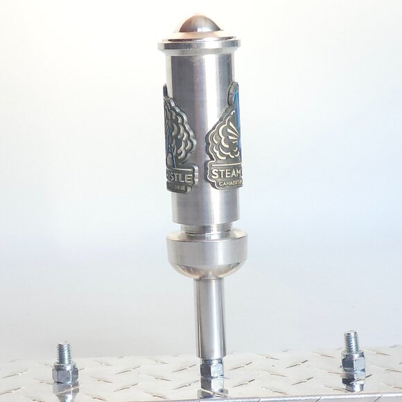 STEAM WHISTLE TAP HANDLE Metal 8" tall Canada's Premium Pilsner - Picture 5 of 6